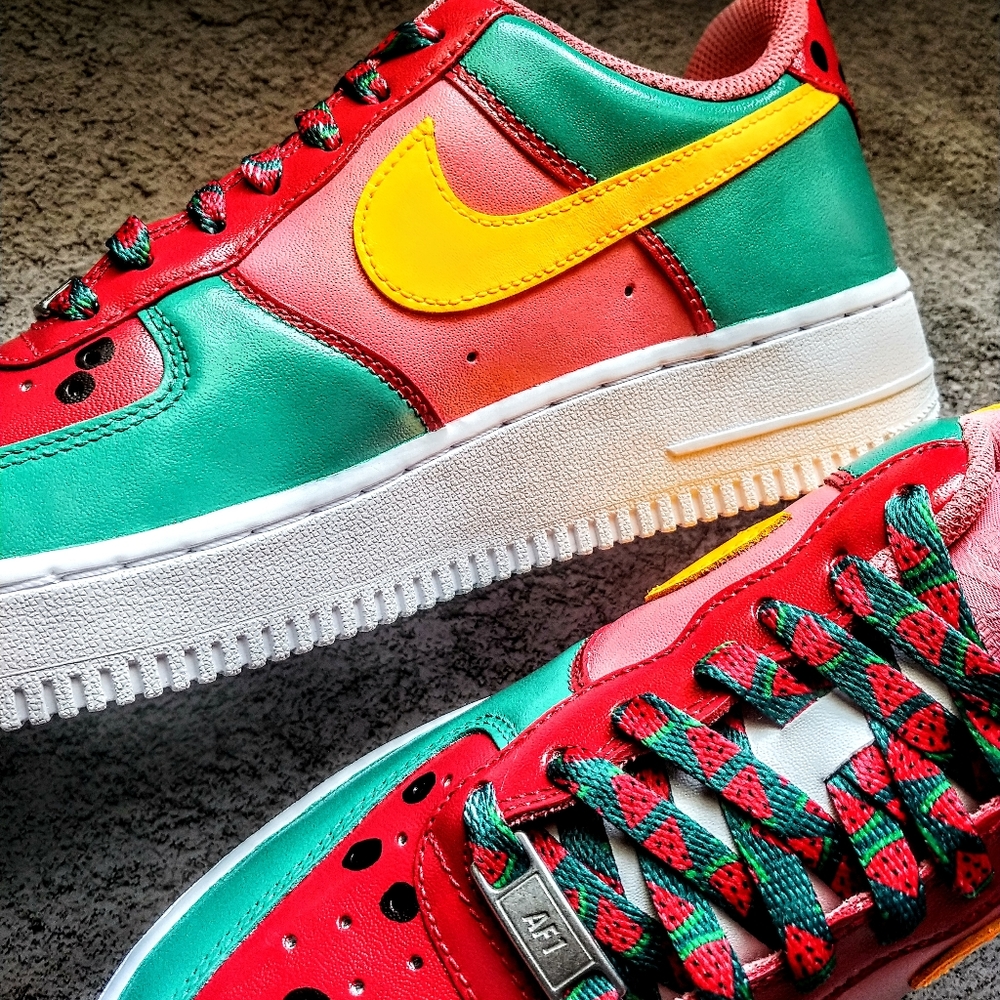 Women's Nike Air Force 1 '07 Custom Watermelon